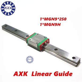 Free shipping 9mm Linear Guide MGN9 L= 250mm linear rail way + MGN9C or MGN9H Long linear carriage for CNC X Y Z Axis
Free shipping 9mm Linear Guide MGN9 L= 250mm linear rail way + MGN9C or MGN9H Long linear carriage for CNC X Y Z Axis