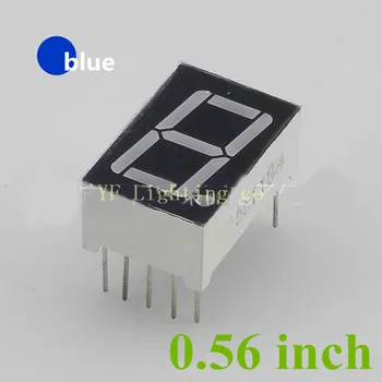 0.56 inch Blue 7 Segment LED Display 1 Bit Digital Tube Plastic Metal Common Cathode(Nixie tube)
0.56 inch Blue 7 Segment LED Display 1 Bit Digital Tube Plastic Metal Common Cathode(Nixie tube)