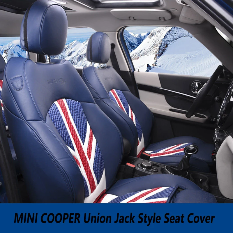 Brand New Imported PVC Material Union Jack Style Black and Rear Seat Cover For mini cooper F56 F55 F54 F60 R60
Brand New Imported PVC Material Union Jack Style Black and Rear Seat Cover For mini cooper F56 F55 F54 F60 R60