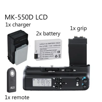 Meike MK-550DL Battery Grip with lcd For Canon 550D 600D 650D 700D BG-E8 + 2x LP-E8 battery
Meike MK-550DL Battery Grip with lcd For Canon 550D 600D 650D 700D BG-E8 + 2x LP-E8 battery