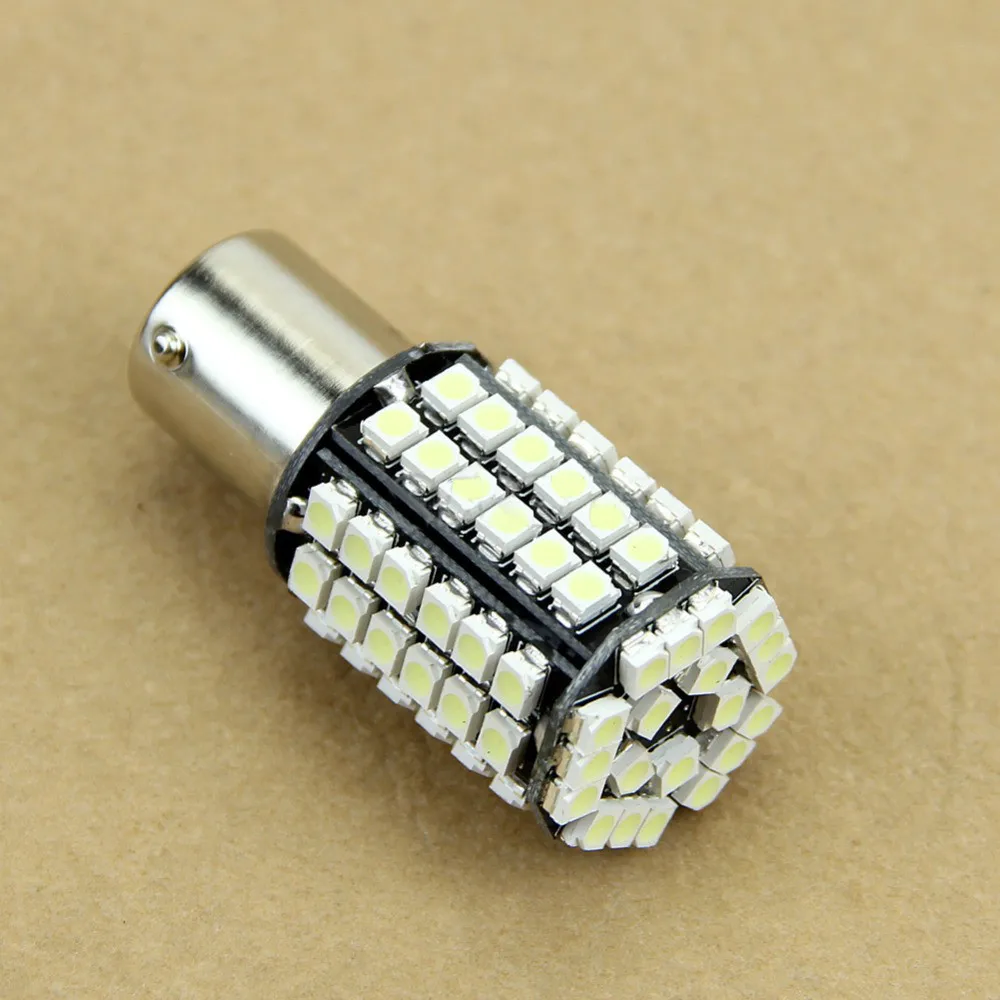 F85-Free-Shipping-White-Car-1156-382-Tail-Turn-Signal-80-SMD-LED