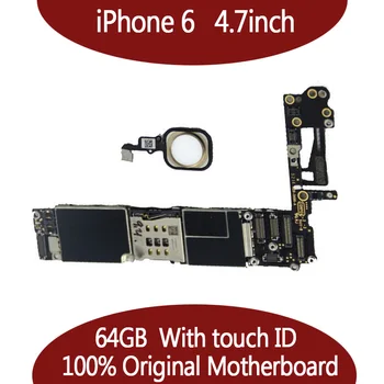 64GB Original Unlocked for iPhone 6 Motherboard with Touch ID,Fingerprint Function for iphone 6 Logic Boards
64GB Original Unlocked for iPhone 6 Motherboard with Touch ID,Fingerprint Function for iphone 6 Logic Boards
