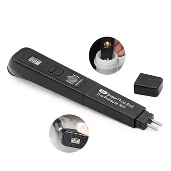 2 in 1 Brake Fluid Liquid Tester Pen with 5 LED with Tire Pressure Tester 2 IN 1 Diagnostic Tool Car Digital Vehicle Tester Pen
2 in 1 Brake Fluid Liquid Tester Pen with 5 LED with Tire Pressure Tester 2 IN 1 Diagnostic Tool Car Digital Vehicle Tester Pen