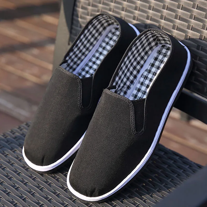 USHINE Big Size Black Cotton Flat Casual Vintage Chinese KungFu TaiChi Martial Arts Pure Cotton shoes Slipper For Man Elder Man
USHINE Big Size Black Cotton Flat Casual Vintage Chinese KungFu TaiChi Martial Arts Pure Cotton shoes Slipper For Man Elder Man