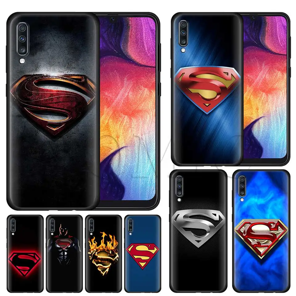 Marvel superman Logo Silicone Soft Case for Samsung Galaxy A50 A40 A70 A30 A20 A80 A6 A7 A8 Plus A9 2018 Black Case Coque
Marvel superman Logo Silicone Soft Case for Samsung Galaxy A50 A40 A70 A30 A20 A80 A6 A7 A8 Plus A9 2018 Black Case Coque