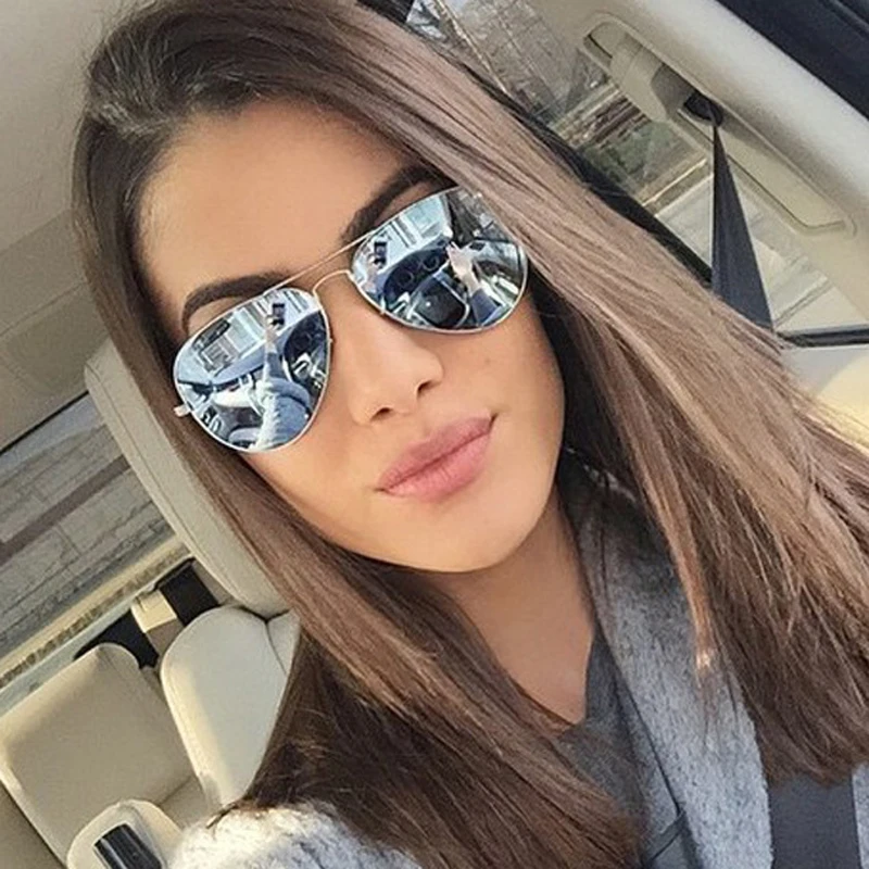 New Fashion Brand Designer Aviation Women Sunglasses Female Mirror Shades Sun Glasses Men Oculos feminino de sol UV400
New Fashion Brand Designer Aviation Women Sunglasses Female Mirror Shades Sun Glasses Men Oculos feminino de sol UV400