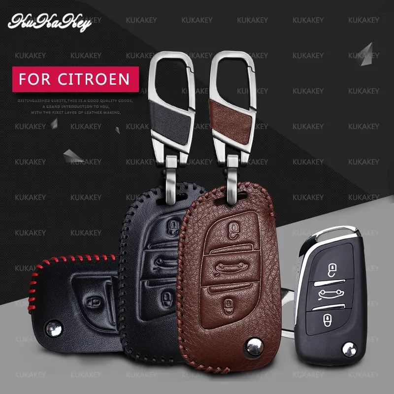 3 Buttons Leather Car Key Cover Case Shell Skin Protector Fob For Citroen C2 C3 C4 Coupe VTR Berlingo C6 C8 Flip Car-Styling
3 Buttons Leather Car Key Cover Case Shell Skin Protector Fob For Citroen C2 C3 C4 Coupe VTR Berlingo C6 C8 Flip Car-Styling