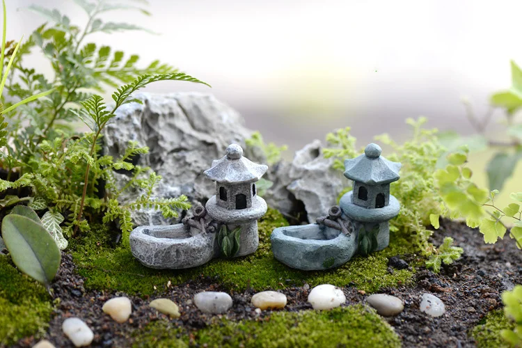 Pool Tower House Fence Figurine Micro Landscape Home Decor Miniature Fairy Garden Ornaments Decoration Accessories Modern Figure Pool Tower House Fence Figurine Micro Landscape Home Decor Miniature Fairy Garden Ornaments Decoration Accessories Modern Figure