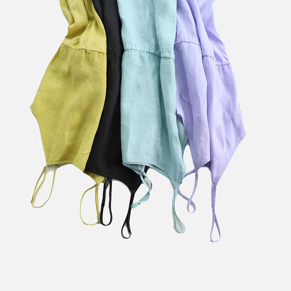 Summer Women Loose Japanese Style Mori Girls Comfortable Water Washed Thin Linen Spaghetti Strap Adjustable Dresses
Summer Women Loose Japanese Style Mori Girls Comfortable Water Washed Thin Linen Spaghetti Strap Adjustable Dresses