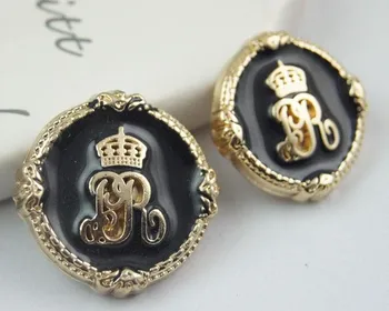 Wholesale 10 pieces New Metal gold Fashion Imperial crown jacket Overcoat Shirt Cotton coat Button size 20mm Free shipping
Wholesale 10 pieces New Metal gold Fashion Imperial crown jacket Overcoat Shirt Cotton coat Button size 20mm Free shipping