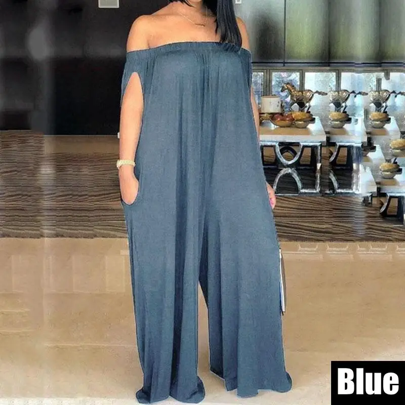 VONDA Rompers Maternity Jumpsuits Plus Size Wide Leg Jumpsuit Casual Solid Off The Shoulder Floor Length Playsuits Big Size Set
VONDA Rompers Maternity Jumpsuits Plus Size Wide Leg Jumpsuit Casual Solid Off The Shoulder Floor Length Playsuits Big Size Set