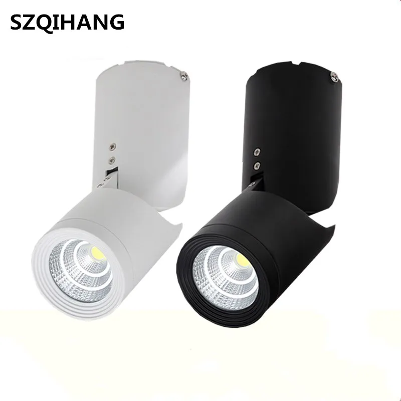 Surface Mounted LED Spot Light 360 Rotation LED Downlights 15W Dimmable COB Downlights AC85-265V LED Ceiling Lamps
Surface Mounted LED Spot Light 360 Rotation LED Downlights 15W Dimmable COB Downlights AC85-265V LED Ceiling Lamps