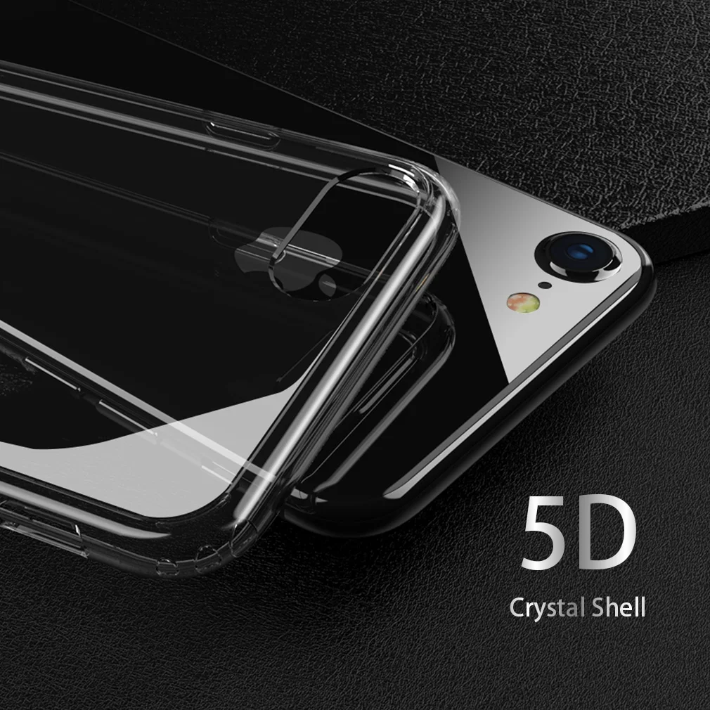 Clear Case For Iphone 7 8 X Plus Acrylic 5D Full Luxury Shockproof Soft Silicone + Hard Plastic Protective HD For Iphone 7
Clear Case For Iphone 7 8 X Plus Acrylic 5D Full Luxury Shockproof Soft Silicone + Hard Plastic Protective HD For Iphone 7