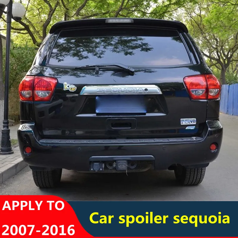 FOR Toyota sequoia tail fin Rear lip rear spoiler 07-15 High quality rear window rear wing Colour primer car spoiler Auto parts
FOR Toyota sequoia tail fin Rear lip rear spoiler 07-15 High quality rear window rear wing Colour primer car spoiler Auto parts