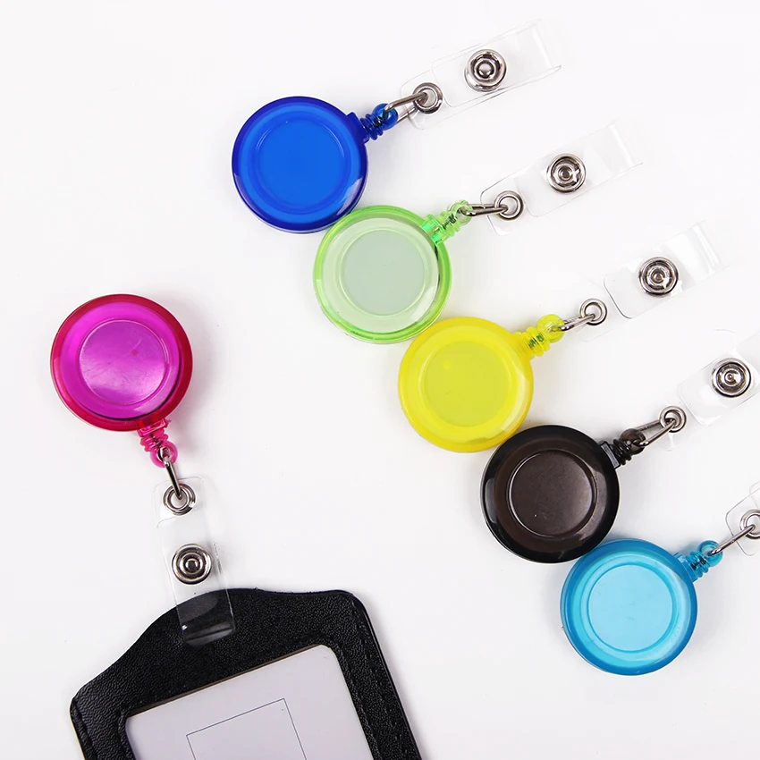 High Quality Easy Pull Buckle Retractable Buckle Pass ID Card Badge Holder Reel Round Solid Translucent Pull Buckle
High Quality Easy Pull Buckle Retractable Buckle Pass ID Card Badge Holder Reel Round Solid Translucent Pull Buckle