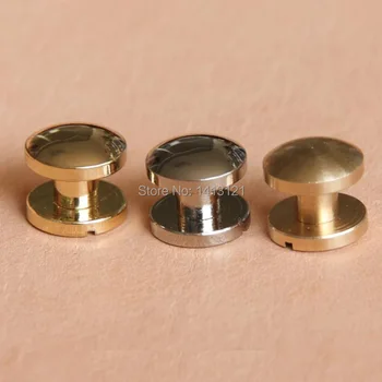 free shipping gold fastener 9*4mm wallet bag screw brass belt Rivet diy handmade leather key case hardware part
free shipping gold fastener 9*4mm wallet bag screw brass belt Rivet diy handmade leather key case hardware part