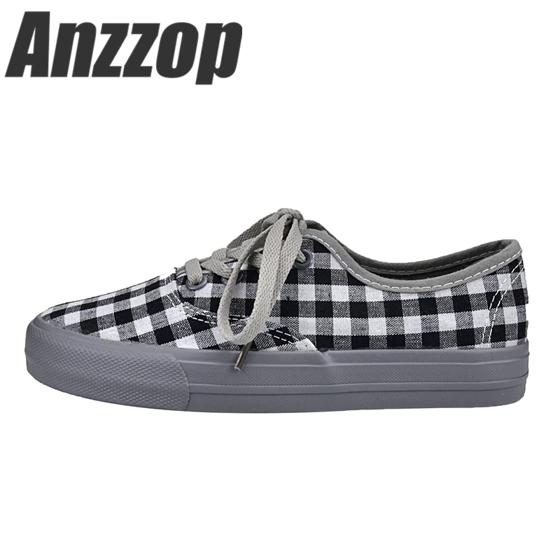 Canvas shoes female 2019 spring and summer new retro plaid trend student belt flat with casual brand low to help single shoes
Canvas shoes female 2019 spring and summer new retro plaid trend student belt flat with casual brand low to help single shoes