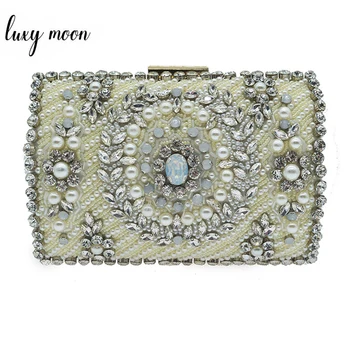 Luxury Beaded Evening Bags For Women High Quality Pearl Evening Clutch Bag Wedding Purse Rhinestone Handbag Female Bolsa ZD1089
Luxury Beaded Evening Bags For Women High Quality Pearl Evening Clutch Bag Wedding Purse Rhinestone Handbag Female Bolsa ZD1089
