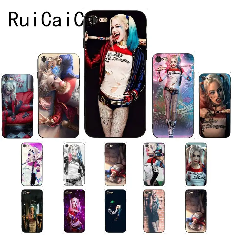 RuiCaiCa Harley Quinn Suicide Squad Joker Wink Black Soft Shell Phone Cover for iPhone 8 7 6 6S 6Plus 5 5S SE XR X XS MAX Coque
RuiCaiCa Harley Quinn Suicide Squad Joker Wink Black Soft Shell Phone Cover for iPhone 8 7 6 6S 6Plus 5 5S SE XR X XS MAX Coque