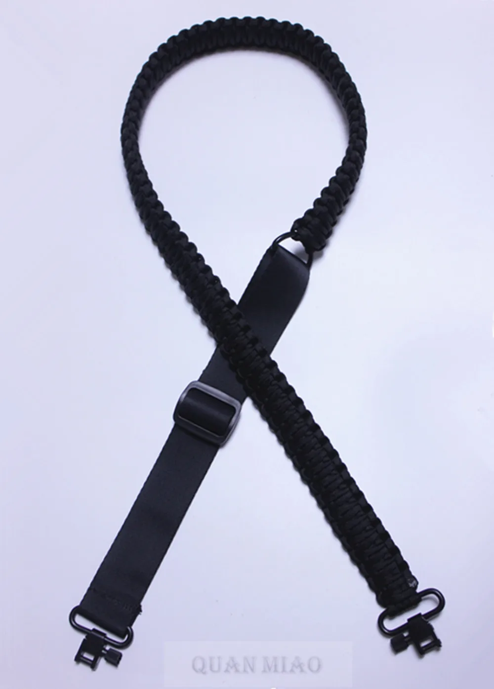 ALL Black Paracord Tactical 550 Adjustable Rifle Gun Sling Strap Swivels New! Hunting
ALL Black Paracord Tactical 550 Adjustable Rifle Gun Sling Strap Swivels New! Hunting