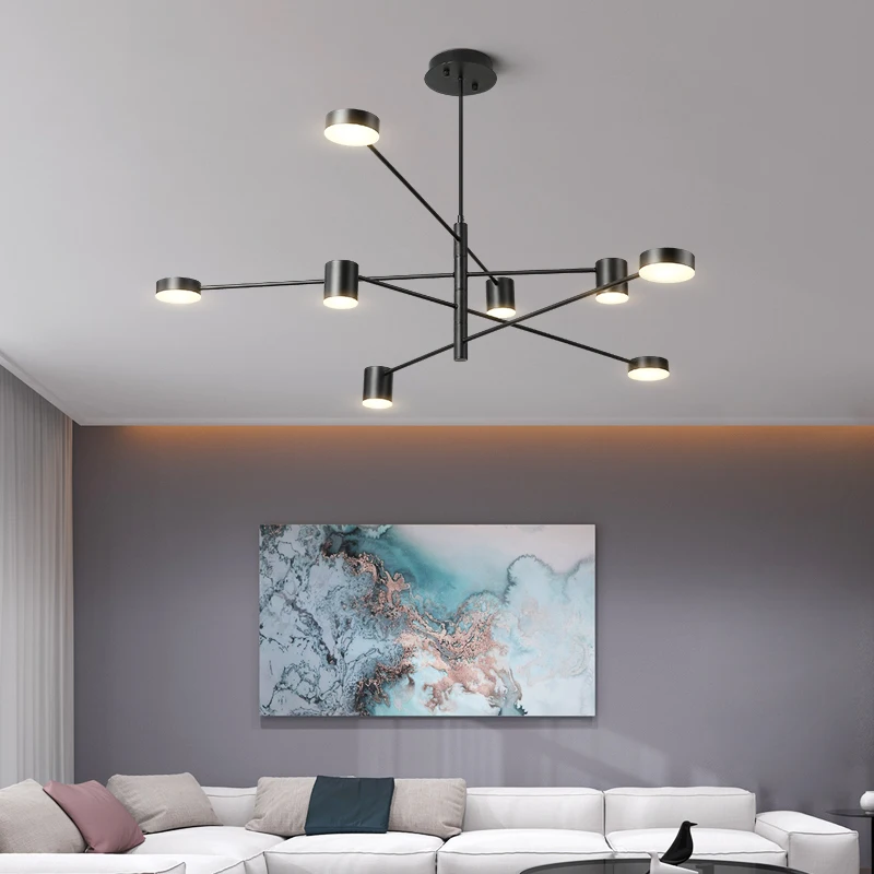 Modern Chandelier Lighting Nordic Creative Iron Art Lamp Indoor Lights For Living Room Restaurant Bedroom Simple Lamps
Modern Chandelier Lighting Nordic Creative Iron Art Lamp Indoor Lights For Living Room Restaurant Bedroom Simple Lamps