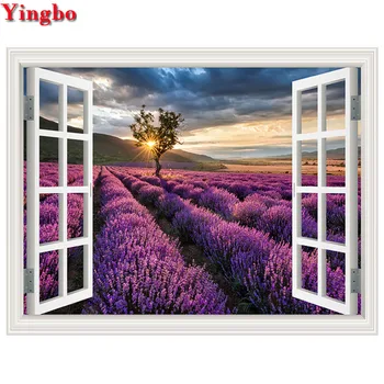 Full Drill Square Round 5D DIY Diamond Painting Purple Lavender Landscape Diamond Embroidery Cross Stitch Mosaic Window View
Full Drill Square Round 5D DIY Diamond Painting Purple Lavender Landscape Diamond Embroidery Cross Stitch Mosaic Window View