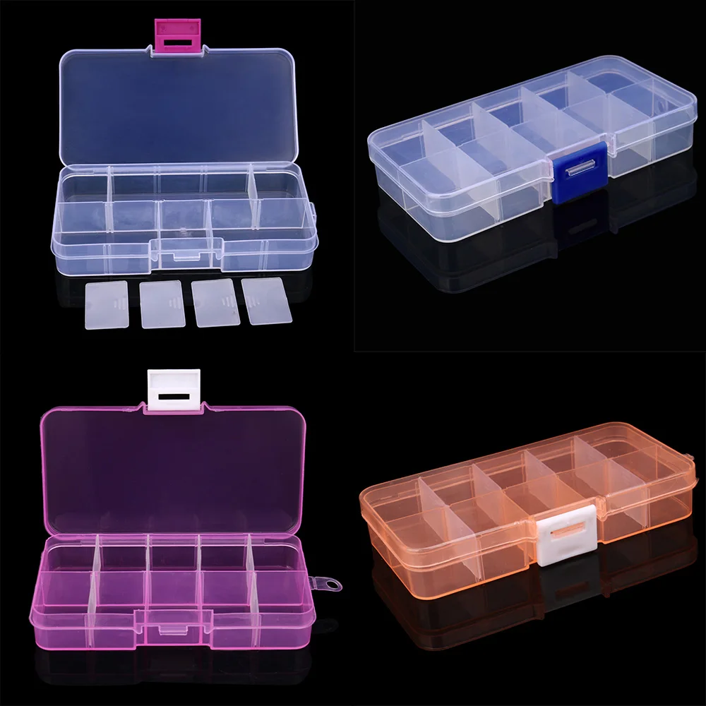 5 PC Plastic 10 Slots Adjustable Jewelry Storage Box Case Craft Organizer Bead Rangement Storage Box Organizer Holder
5 PC Plastic 10 Slots Adjustable Jewelry Storage Box Case Craft Organizer Bead Rangement Storage Box Organizer Holder