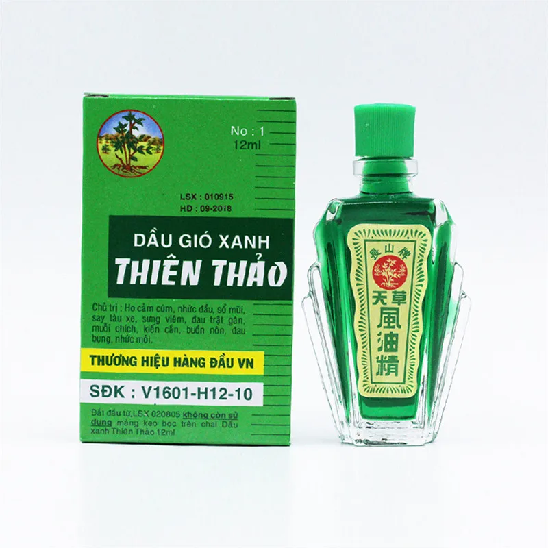 100% Vietnam Balm Refreshing Oil 12ml For Headache Dizziness Medicated Oil Rheumatism Pain Abdominal Pain Fengyoujing
100% Vietnam Balm Refreshing Oil 12ml For Headache Dizziness Medicated Oil Rheumatism Pain Abdominal Pain Fengyoujing