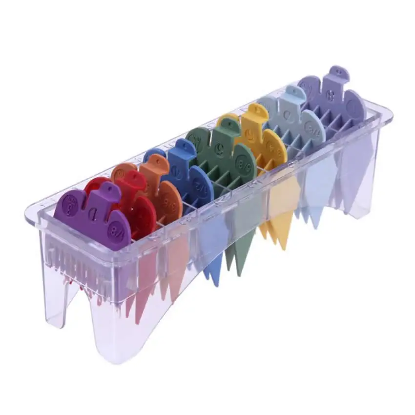 8 Sizes/Set Hair Clipper Guide Comb Set Hair Guide Colorful Clipper Spare Parts Haircut Barber Accessories Salon Tool Trimmer
8 Sizes/Set Hair Clipper Guide Comb Set Hair Guide Colorful Clipper Spare Parts Haircut Barber Accessories Salon Tool Trimmer