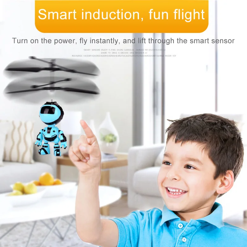1 Pcs Induction Robot Flying Toy LED Light Safe USB Charging Gift for Children Kids @ZJF
1 Pcs Induction Robot Flying Toy LED Light Safe USB Charging Gift for Children Kids @ZJF