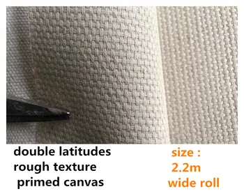 2.2m wide rough texture artist painting canvas roll with primer
2.2m wide rough texture artist painting canvas roll with primer