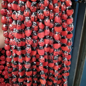 20pcs/lot Animal Shape Lampwork Beads 10x14mm Coccinella Septempunctata Handmade Lampwork Glazed Beads DIY Jewelry Material
20pcs/lot Animal Shape Lampwork Beads 10x14mm Coccinella Septempunctata Handmade Lampwork Glazed Beads DIY Jewelry Material