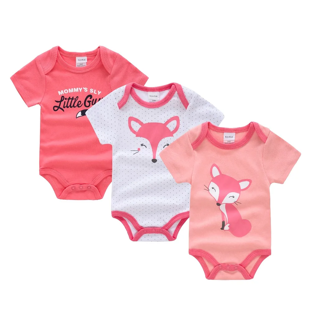 2019 KAVKAS 3pcs/lot Cotton Rompers Summer Short Sleeve Baby Newborn Jumpsuit Baby Clothes Girl roupa bebes
2019 KAVKAS 3pcs/lot Cotton Rompers Summer Short Sleeve Baby Newborn Jumpsuit Baby Clothes Girl roupa bebes