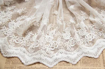 30cm Width Black lace trim Vintage embroidery lace fabric Dress lace accessories
30cm Width Black lace trim Vintage embroidery lace fabric Dress lace accessories