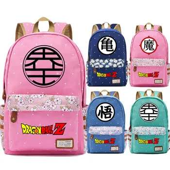 Anime Son Goku Master Roshi Dragon Ball Flower Dot Boy Girl School bag Women Bagpack Teenagers Schoolbags Canvas Femme Backpack
Anime Son Goku Master Roshi Dragon Ball Flower Dot Boy Girl School bag Women Bagpack Teenagers Schoolbags Canvas Femme Backpack