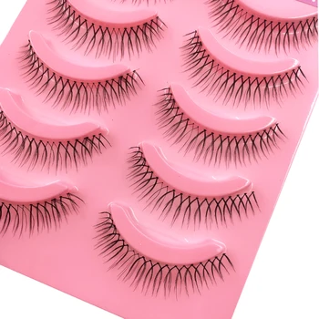 YOKPN New 5 Pairs Grinding Tip Natural False Eyelashes Transparent Soft Stalk Cross Eyelashes Daily Nude Makeup Fake Eyelashes
YOKPN New 5 Pairs Grinding Tip Natural False Eyelashes Transparent Soft Stalk Cross Eyelashes Daily Nude Makeup Fake Eyelashes
