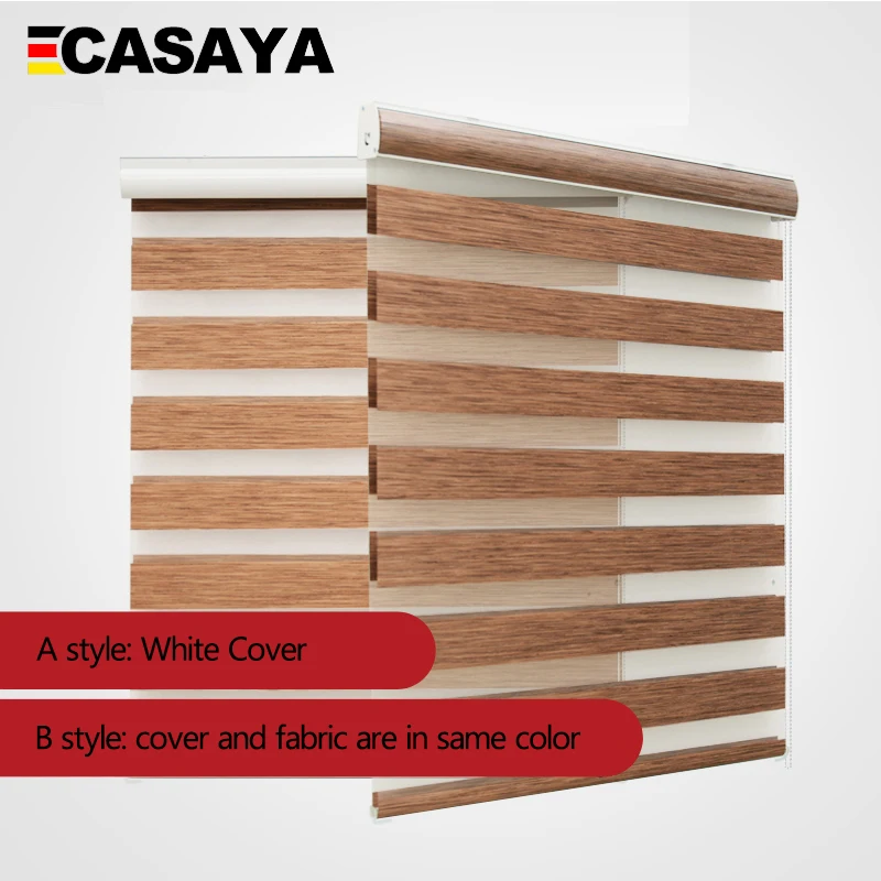 CASAYA Faux Linen Fabric Zebra Blinds High Quality Dustproof White Cover Roller Blinds Heavy Duty Day Night Blinds Full Shade
CASAYA Faux Linen Fabric Zebra Blinds High Quality Dustproof White Cover Roller Blinds Heavy Duty Day Night Blinds Full Shade