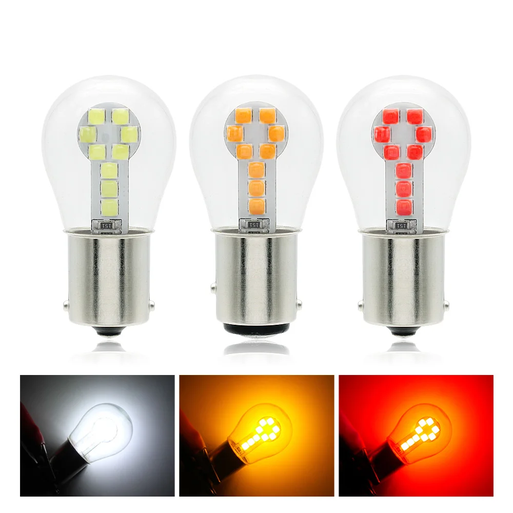 1pcs 12V 1156 BA15S BAY15D 1157 18 SMD 3030 LED Car Turn Signal Light Bulb Tail Brake Light Auto Reverse Light Parking Lamp
1pcs 12V 1156 BA15S BAY15D 1157 18 SMD 3030 LED Car Turn Signal Light Bulb Tail Brake Light Auto Reverse Light Parking Lamp