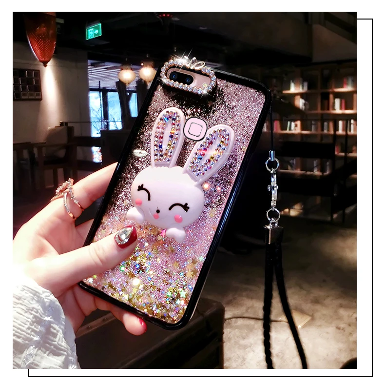 Diamond Rabbit Case For OPPO R17 Pro Cover Liquid Mobile Phone Cases For R7 R9 R11 S Plus R15 Pro R17 K1 R15X Bracket Phone Case
Diamond Rabbit Case For OPPO R17 Pro Cover Liquid Mobile Phone Cases For R7 R9 R11 S Plus R15 Pro R17 K1 R15X Bracket Phone Case