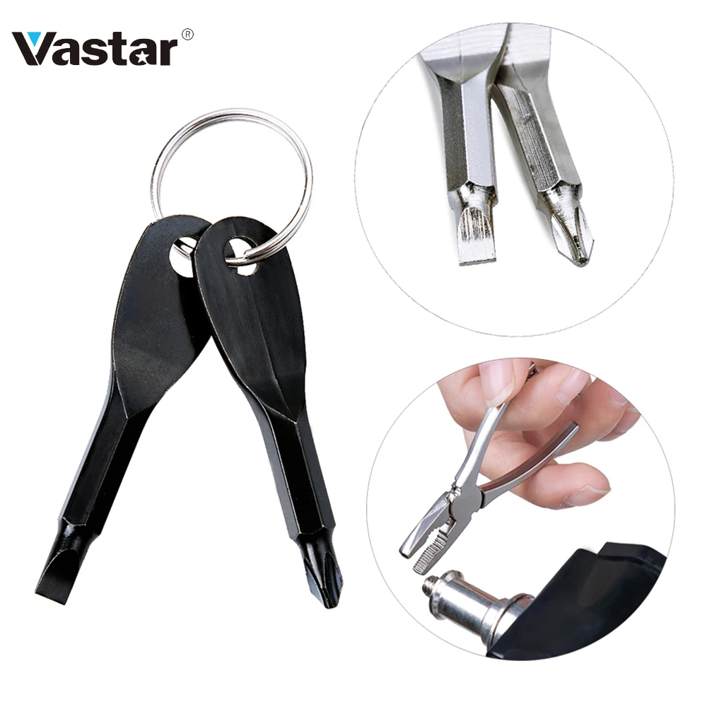 Vastar Stainless Steel Mini EDC Multifunction Screwdriver Key Shape Screwdrivers Keychain Wrench Pliers Pocket Repair Tool
Vastar Stainless Steel Mini EDC Multifunction Screwdriver Key Shape Screwdrivers Keychain Wrench Pliers Pocket Repair Tool