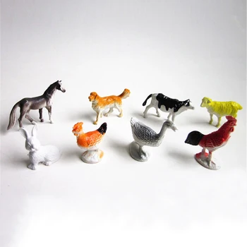 8Pcs Small Plastic Simulation Horse Cat Dog Cow Pig Sheep Chicken Duck Farm Animals Models Figures Figurines Set Toys 
8Pcs Small Plastic Simulation Horse Cat Dog Cow Pig Sheep Chicken Duck Farm Animals Models Figures Figurines Set Toys