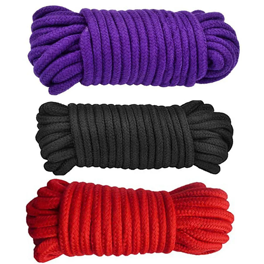 Bondage Rope Soft Cotton JAPANESE Restraint Shibari Tied 10m UK Kinky Fun