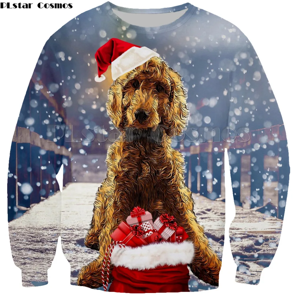 PLstar Cosmos Funny dog top hooded sweatshirt Christmas sweatshirt long-sleeve hoodie autumn thin pullover coat
PLstar Cosmos Funny dog top hooded sweatshirt Christmas sweatshirt long-sleeve hoodie autumn thin pullover coat