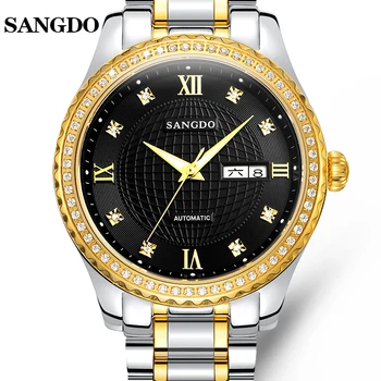 Fashion SANGDO watch men Stainless steel strap Automatic mechanical Sapphire waterproof calendar week watch relogio masculine
Fashion SANGDO watch men Stainless steel strap Automatic mechanical Sapphire waterproof calendar week watch relogio masculine