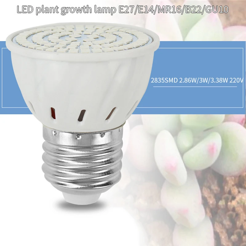 48 60 80 Leds Grow Light E27/GU10/MR16 GU10 B22 220V-240V Phyto Lamp Full Spectrum LED Grow Light Led Growing Lamps For Plant
48 60 80 Leds Grow Light E27/GU10/MR16 GU10 B22 220V-240V Phyto Lamp Full Spectrum LED Grow Light Led Growing Lamps For Plant