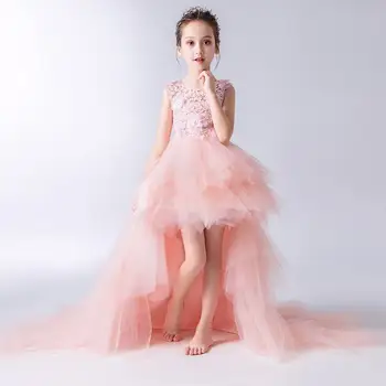 2019 Kids Girl Beads Mesh Trailing Vestido Teen Girl Lace Appliques Wedding Party Dress Children First Communion Prom Gown Q728
2019 Kids Girl Beads Mesh Trailing Vestido Teen Girl Lace Appliques Wedding Party Dress Children First Communion Prom Gown Q728