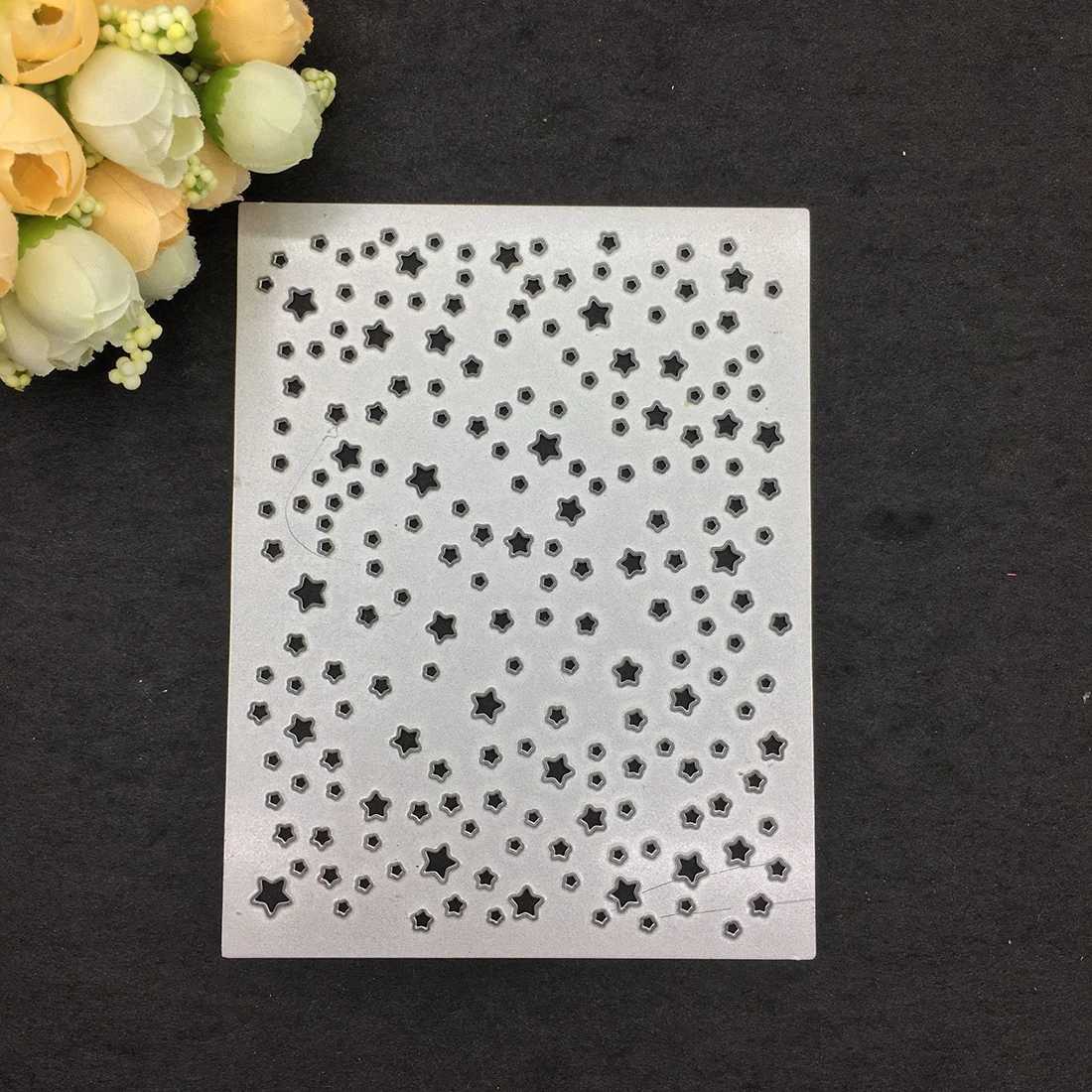 1Pc Decorative Lovely Star Background Dies Cutting Metal Embossing Scrapbooking Steel Craft Dies Cuts Stamp Paper Card Stencil
1Pc Decorative Lovely Star Background Dies Cutting Metal Embossing Scrapbooking Steel Craft Dies Cuts Stamp Paper Card Stencil