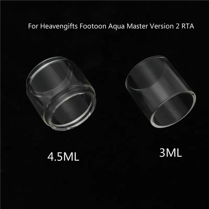 5PCS YUHETEC Glass Tube /Bubble Tube for Heavengifts Footoon Aqua Master Version 2 RTA 4.5ml / 3ML
5PCS YUHETEC Glass Tube /Bubble Tube for Heavengifts Footoon Aqua Master Version 2 RTA 4.5ml / 3ML