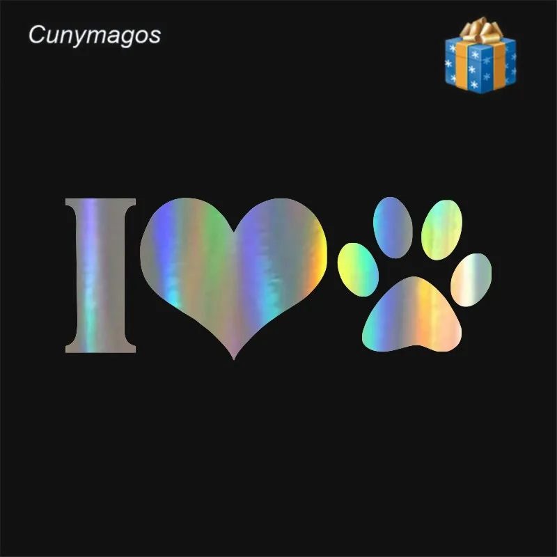 13*4.8 cm I LOVE Animal Dog Paw Print Vinyl Graphic Decal Car Sticker Decoration Black/Sliver/Laser Stickers for BWM Ford Toyota
13*4.8 cm I LOVE Animal Dog Paw Print Vinyl Graphic Decal Car Sticker Decoration Black/Sliver/Laser Stickers for BWM Ford Toyota