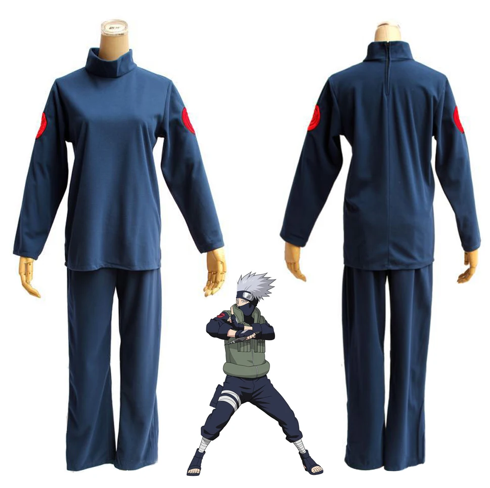 Anime Naruto Shippuden Hatake Kakashi Cosplay Costume Full Set Blue Uniform ( Top + Pants )
Anime Naruto Shippuden Hatake Kakashi Cosplay Costume Full Set Blue Uniform ( Top + Pants )